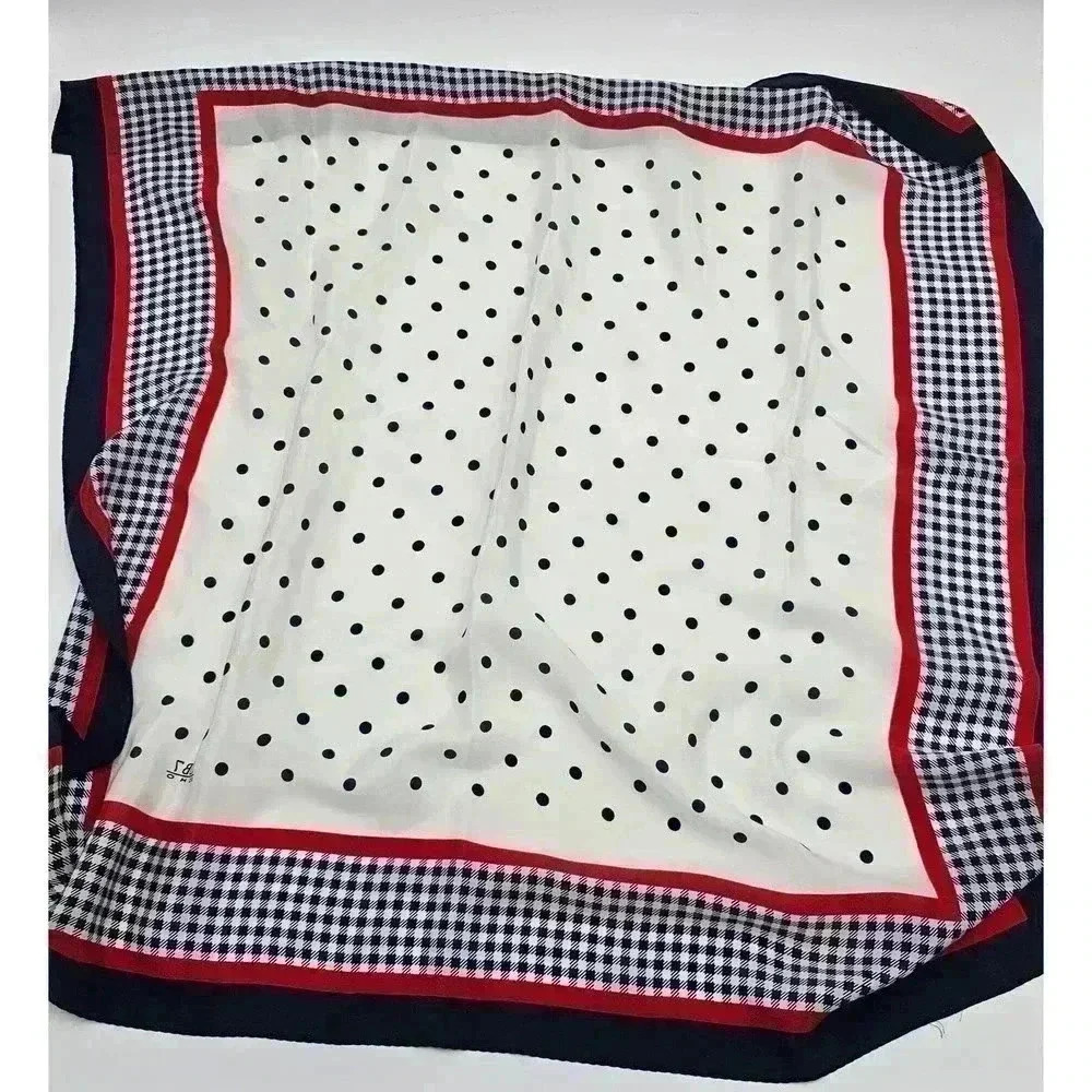 2 Vintage Red, White, and Blue Scarves - Club 7 Echo and Echo - Picture 6 of 10